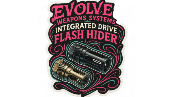 EWS Integrated Drive Flash Hider Long Black 1/2x28